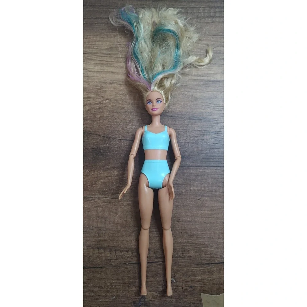 Barbie Cutie Reveal Bunny Blonde Millie Articulated Doll Color Streaked Hair